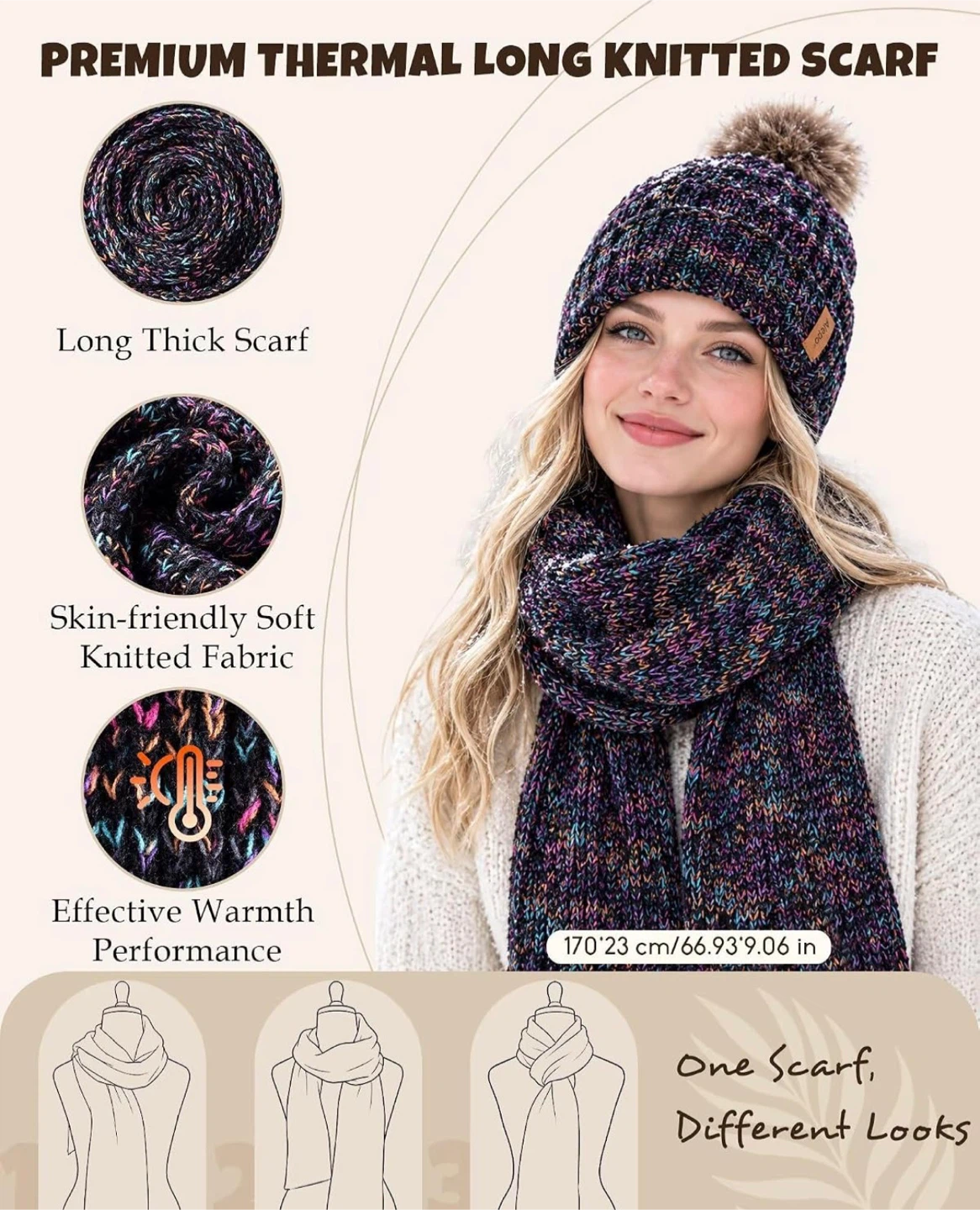 3-Piece Winter Set (Hat, Scarf, and Gloves) - photo 4