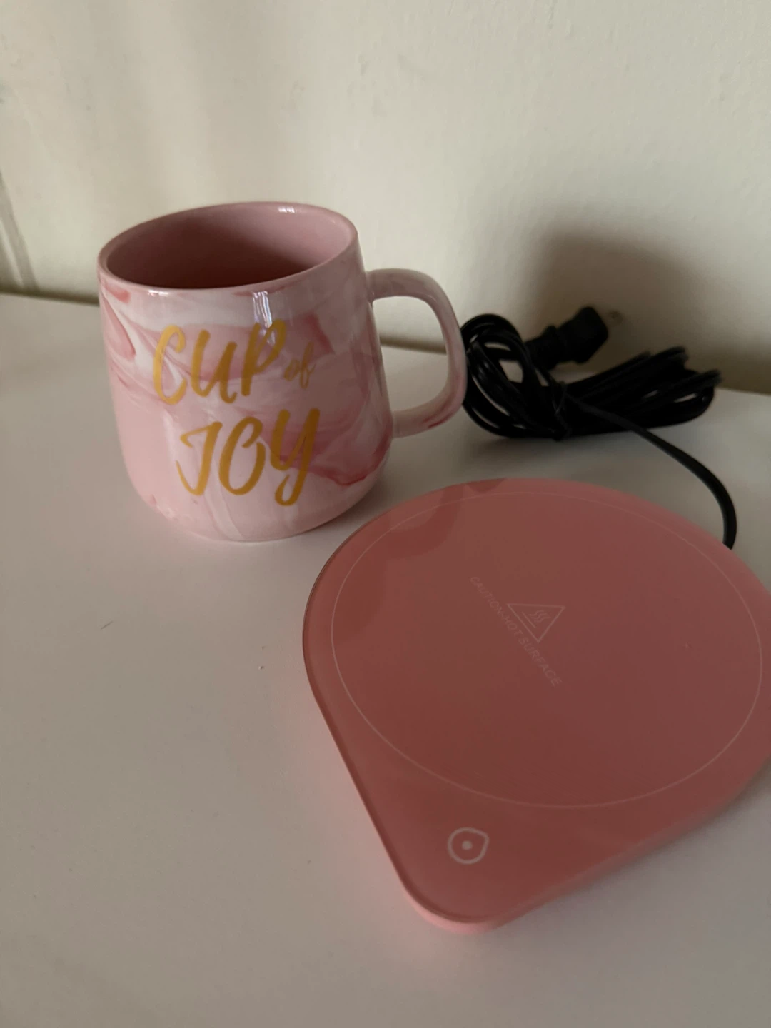Pink Coffee Mug Warmer and Mug Set - photo 2