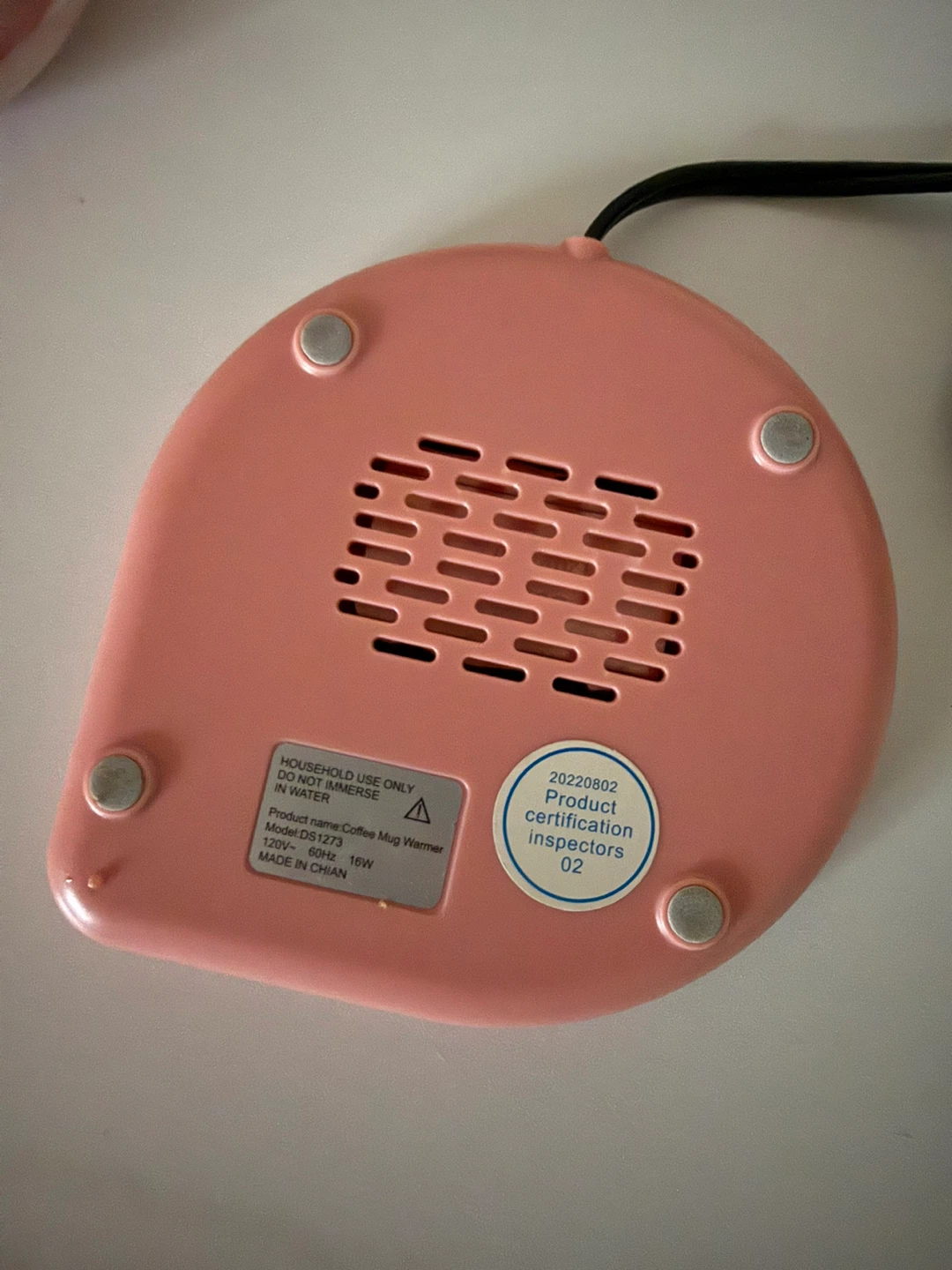 Pink Coffee Mug Warmer and Mug Set - photo 4