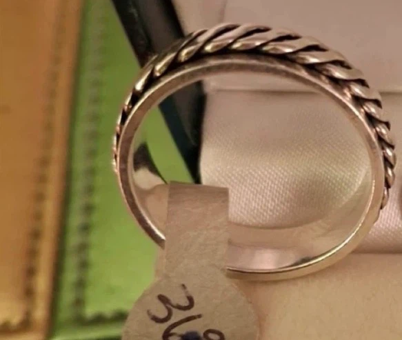 Silver spinner ring (silver stamped 925) - photo 4