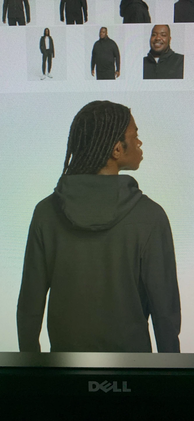 Nike light Fleece Full-Zip Hoodie - Black - Size XS - photo 5