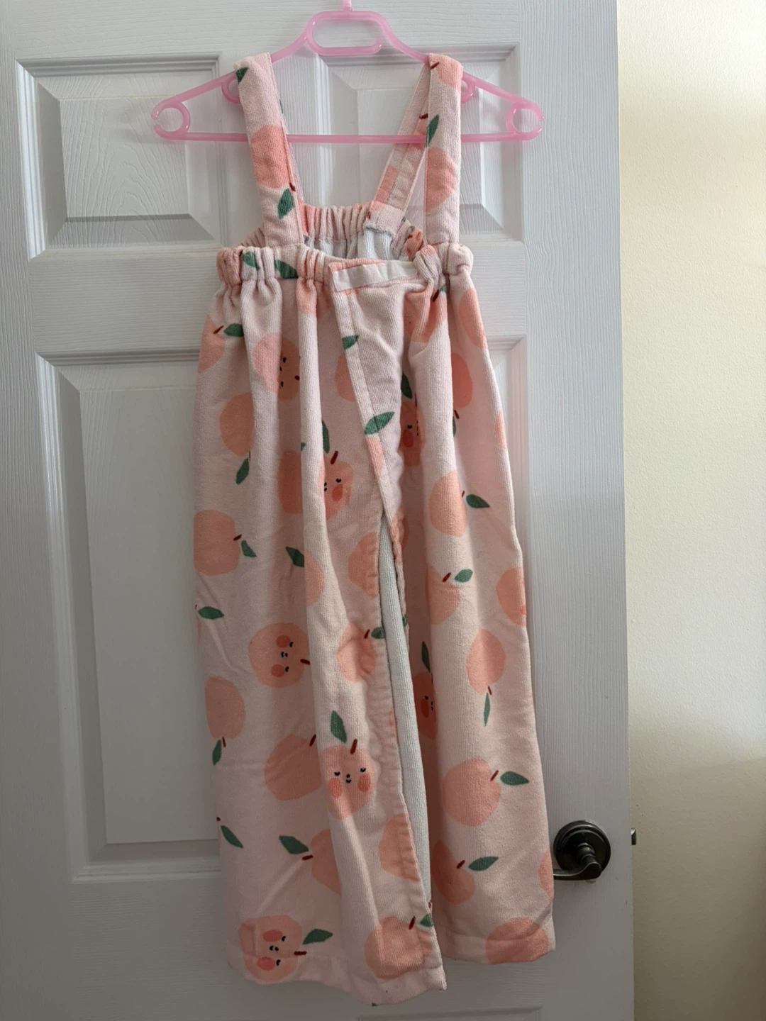 Peach Print Bath Towel Wrap - photo 2