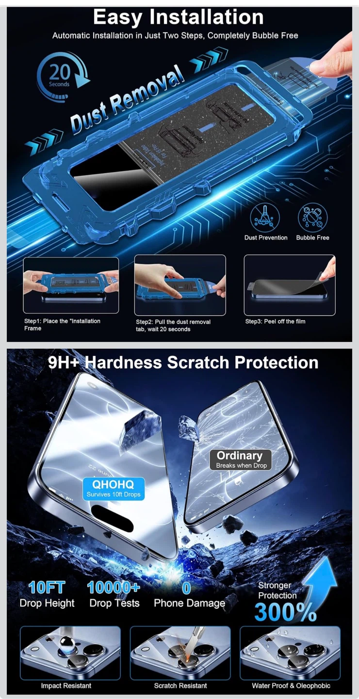 iPhone 18 Pro Screen Protector Kit - photo 2