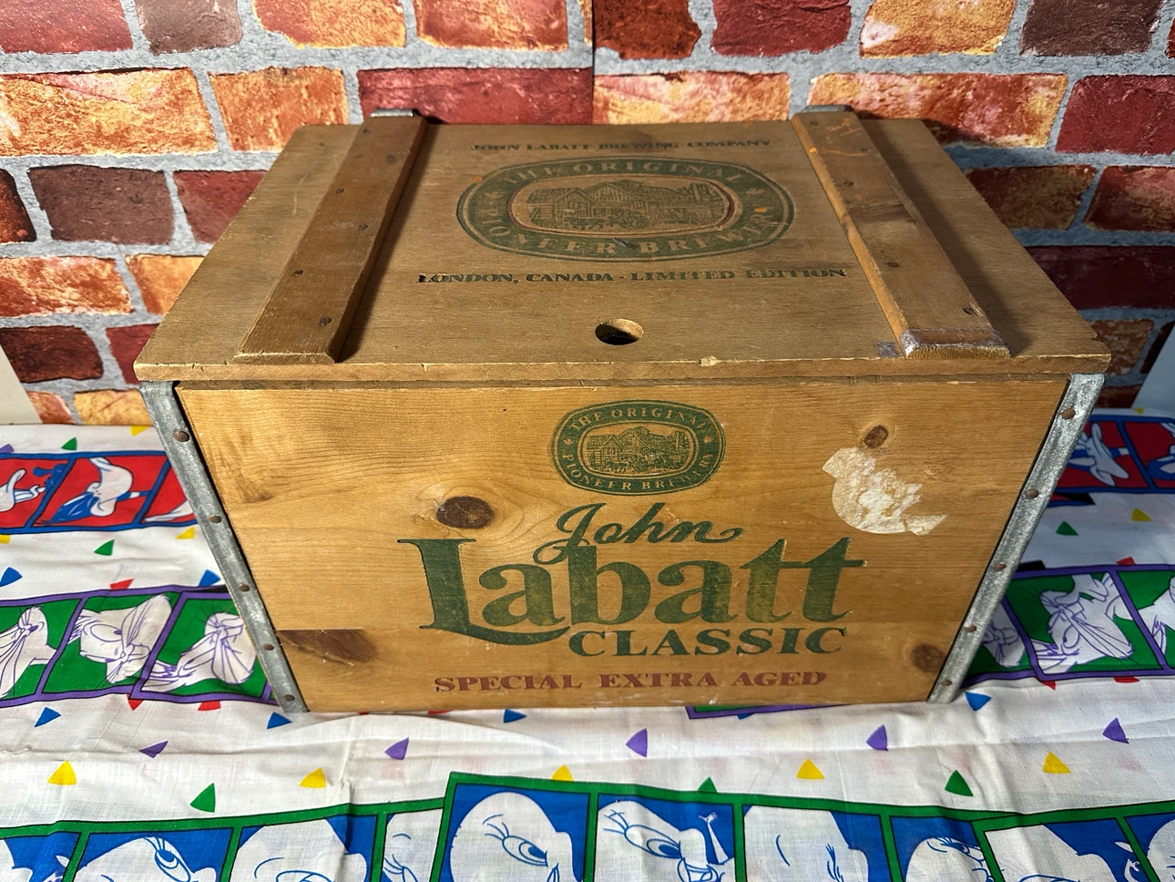 John Labatt Classic Wooden Crate