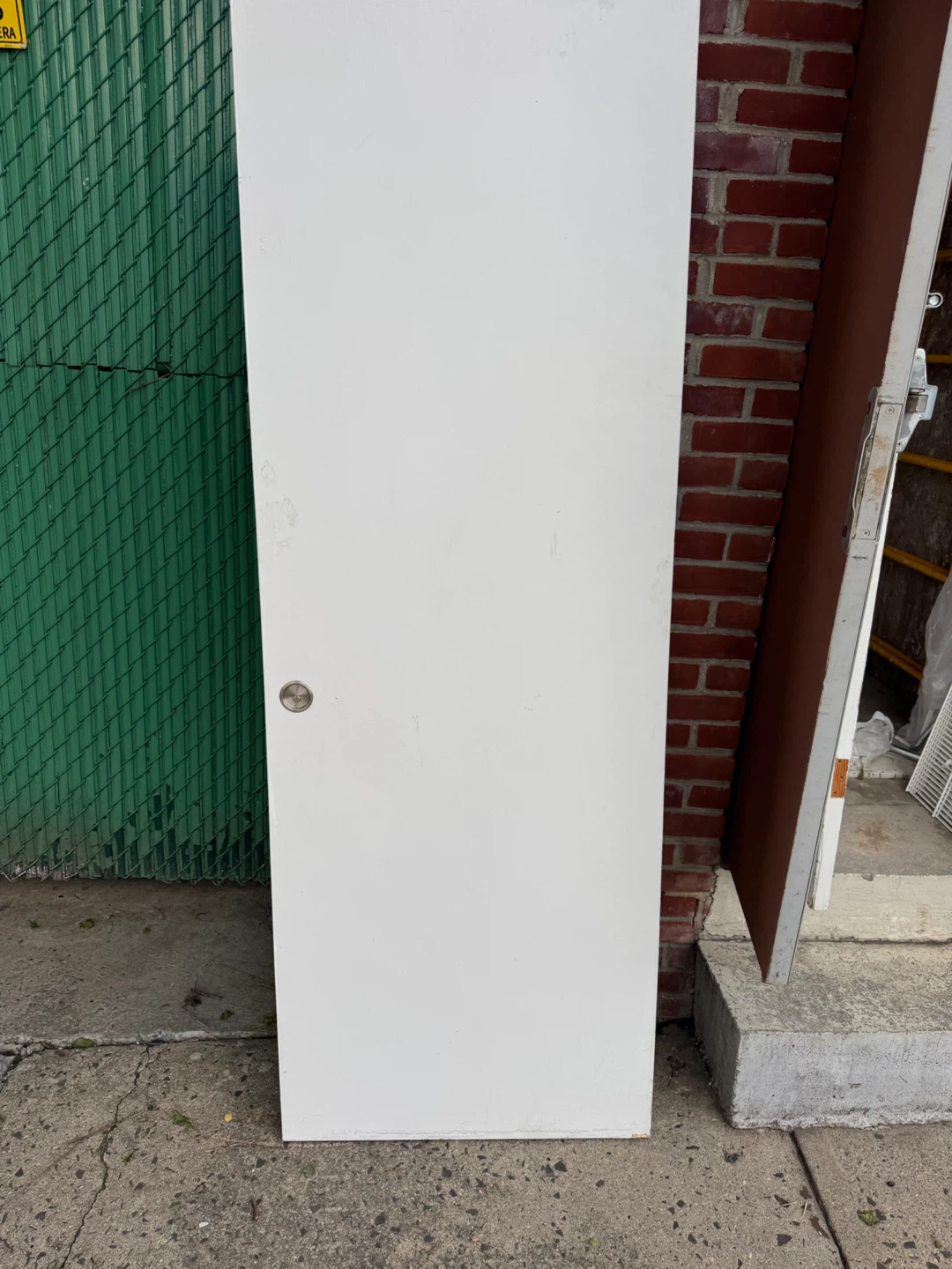 White Interior solid Door 30x84