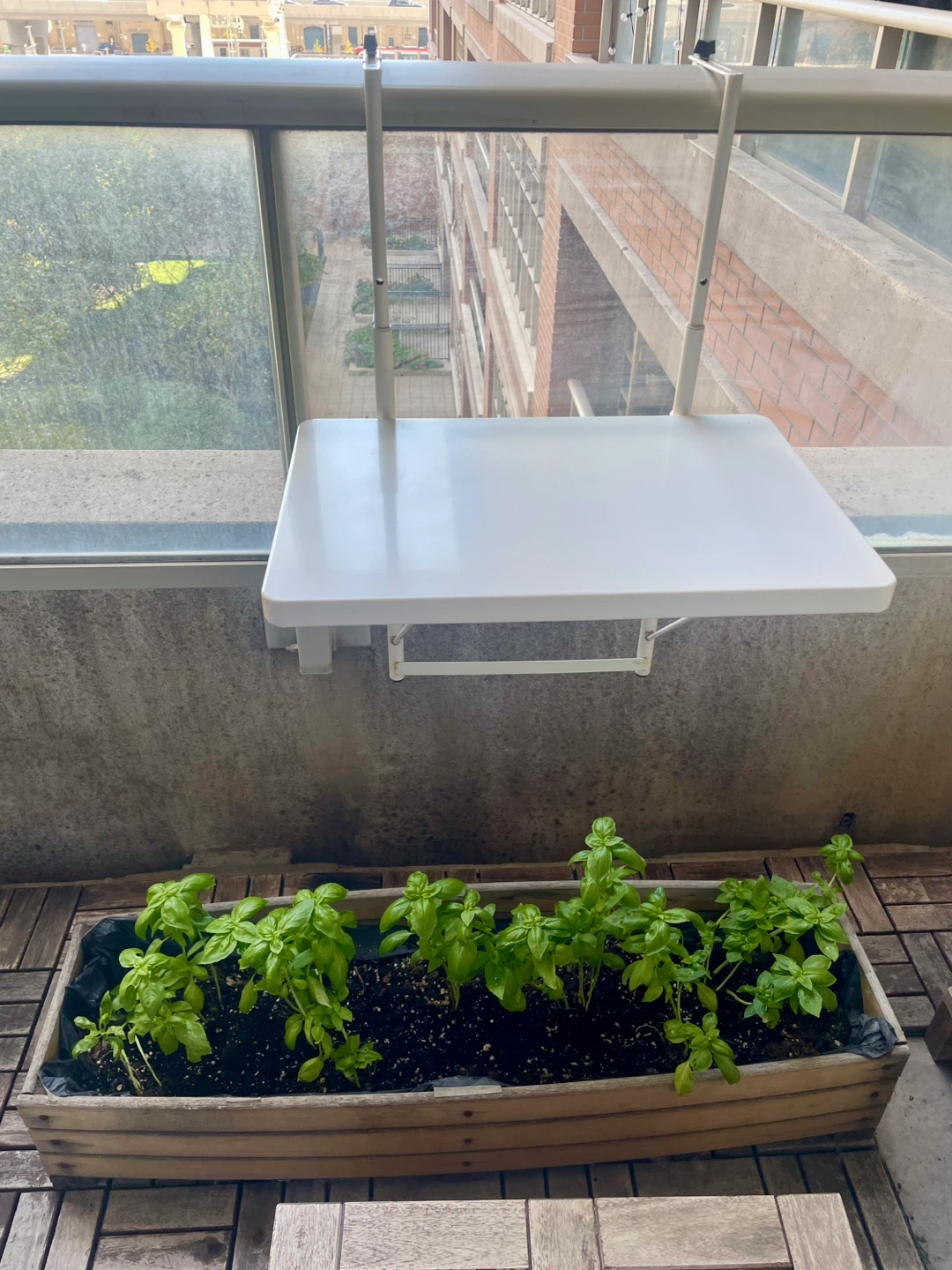 IKEA Torparo Hanging Balcony Table
