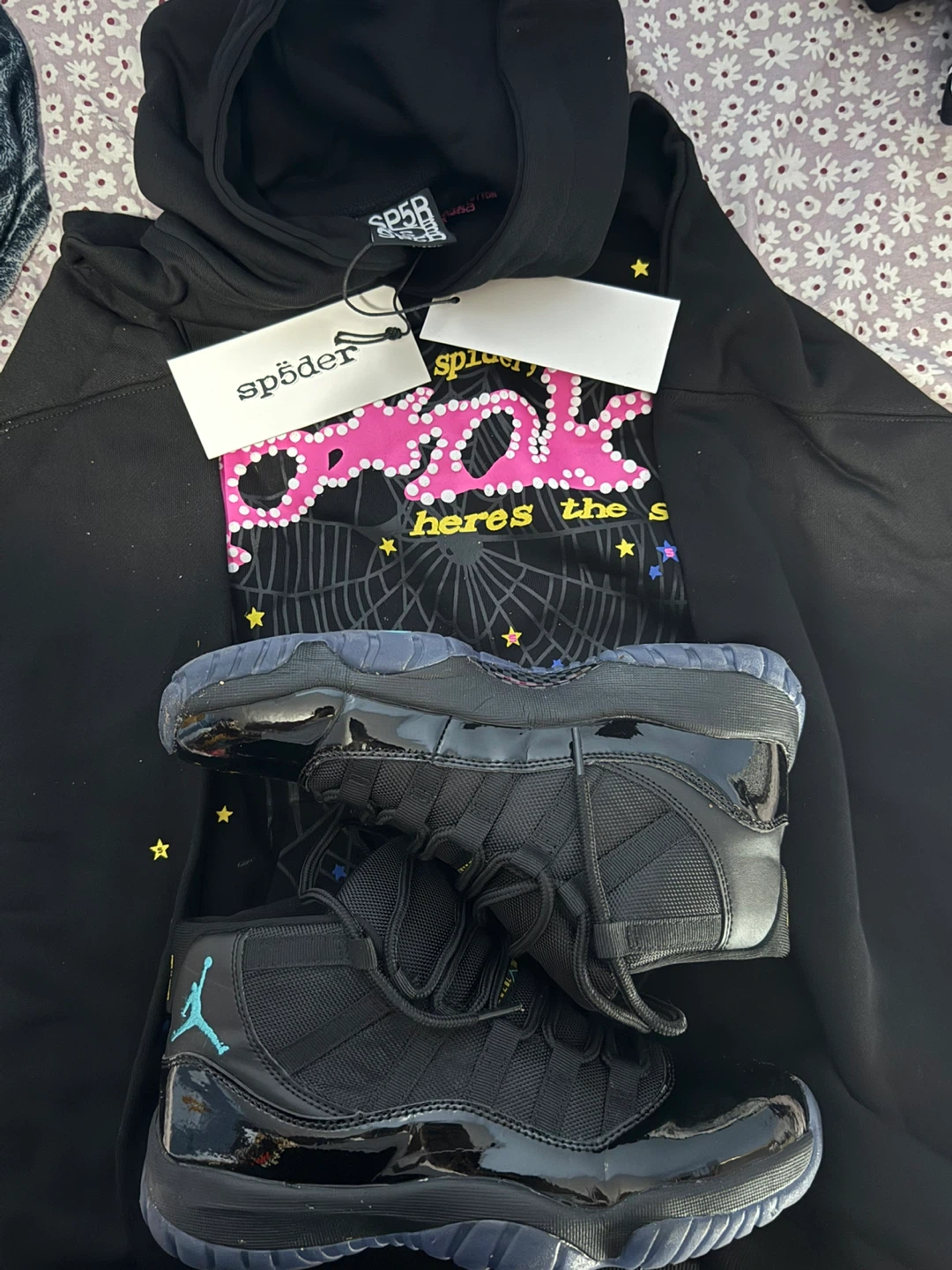 Sp5der Hoodie Black