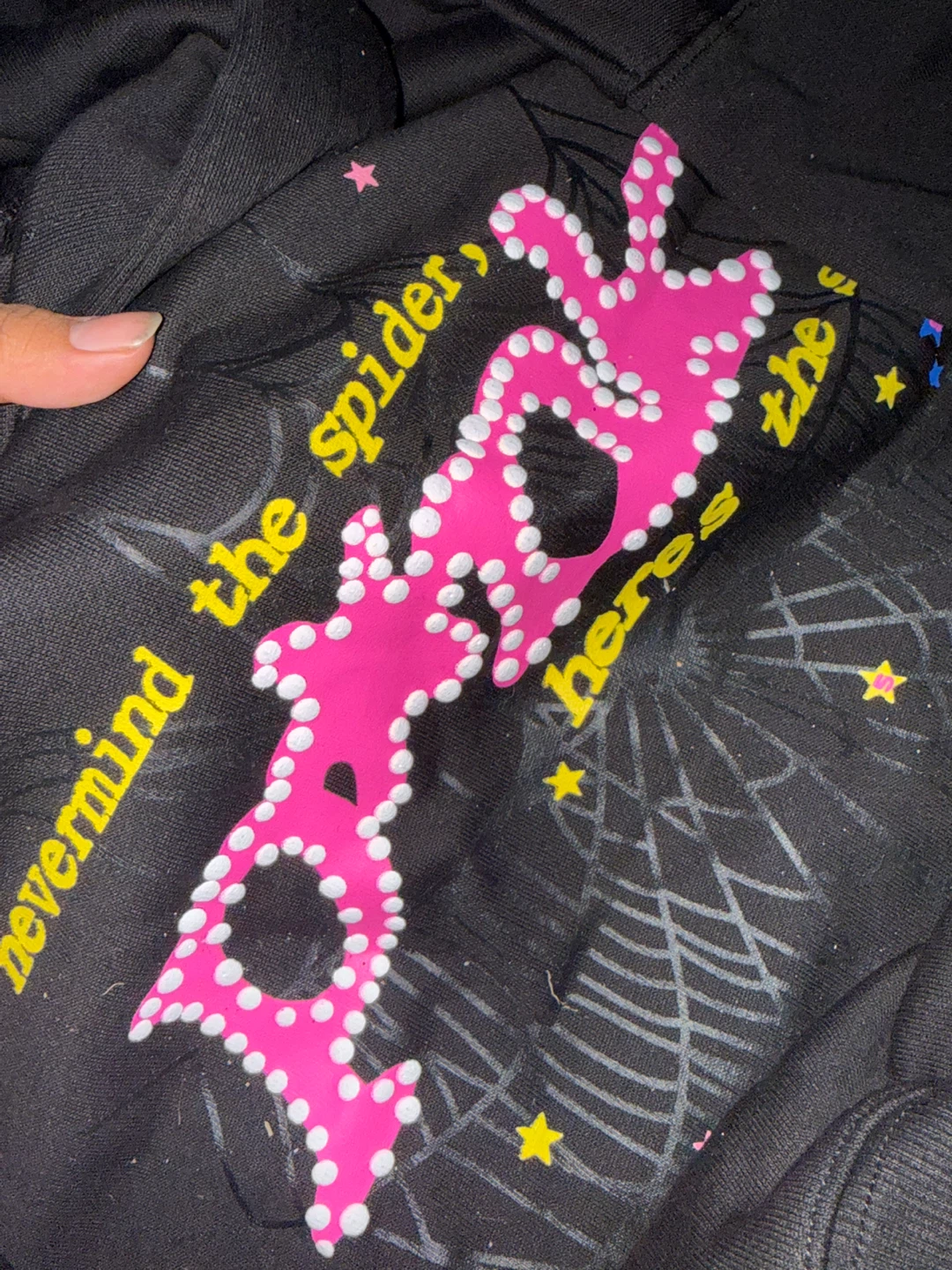 Sp5der Hoodie Black - photo 3