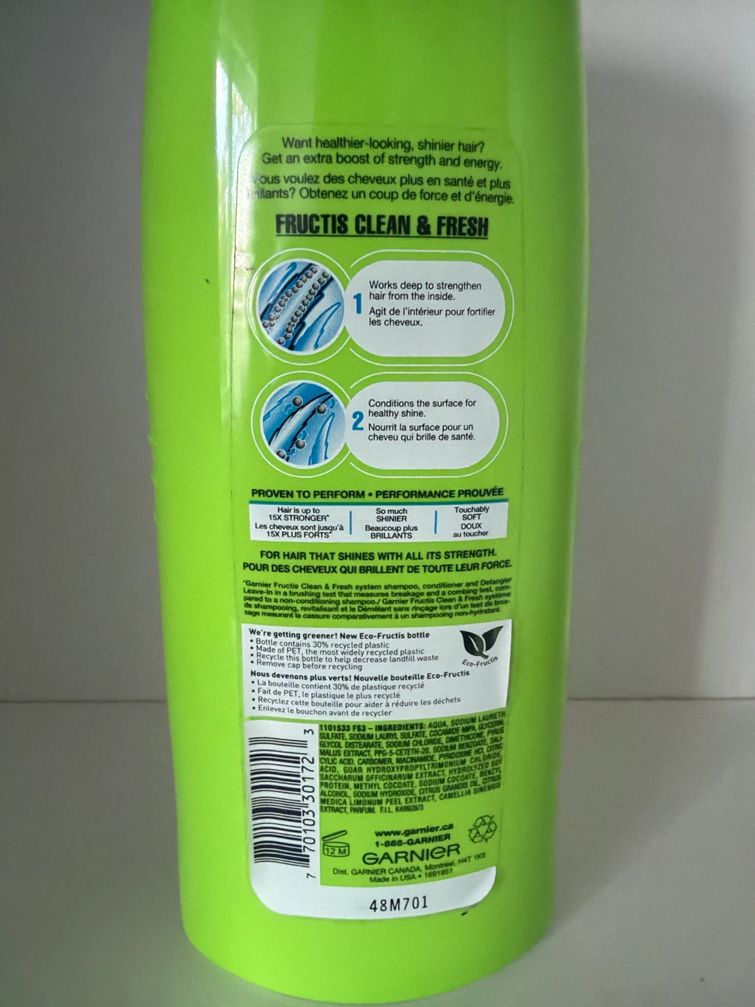 Garnier Fructis Clean & Fresh Shampoo 750mL - photo 2