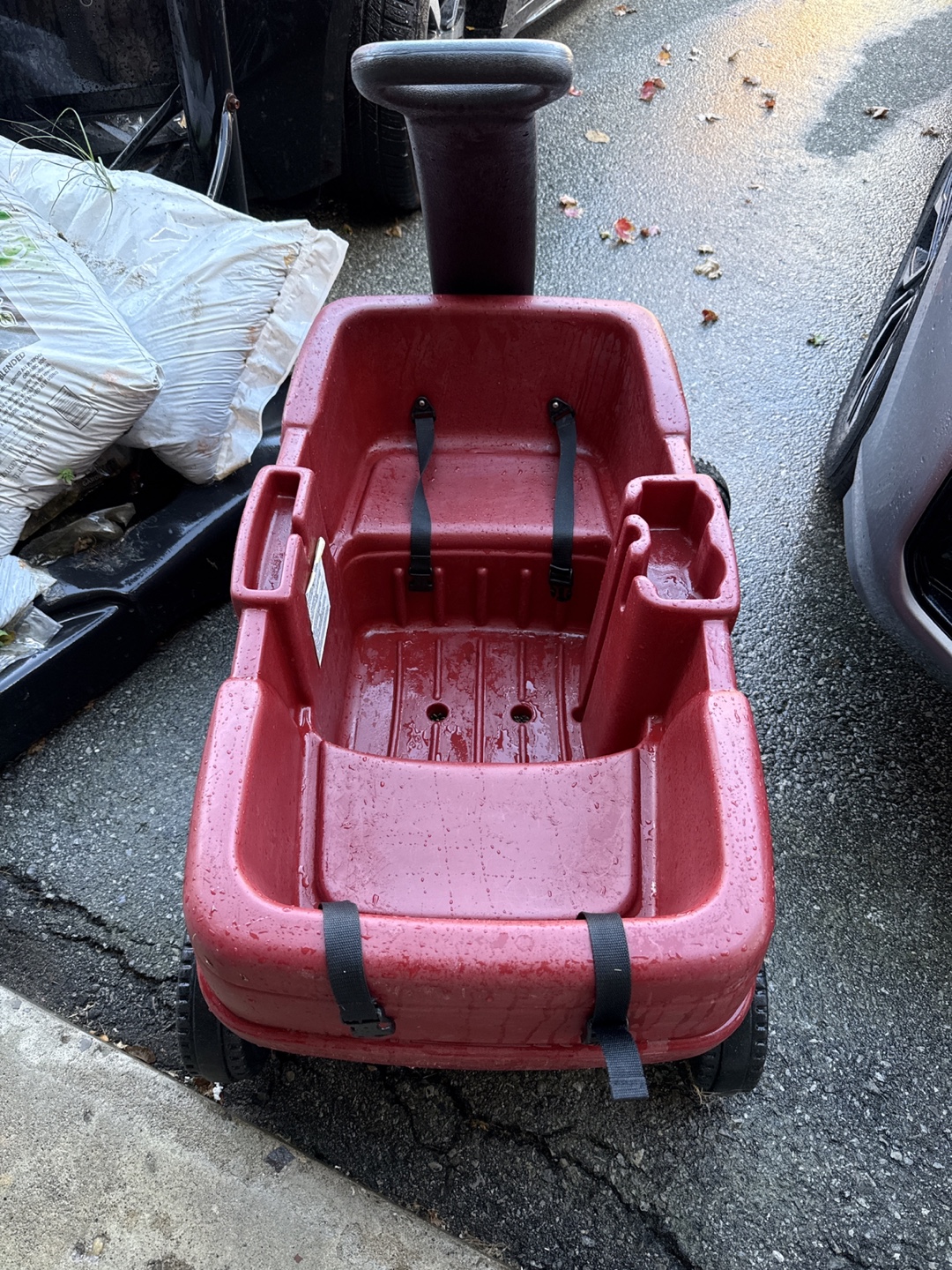 Red Plastic Wagon