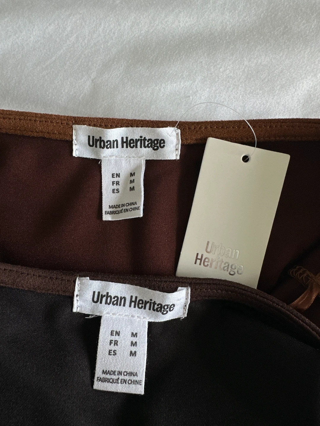 2 Urban Heritage Suede-Look Halter Tops - photo 4