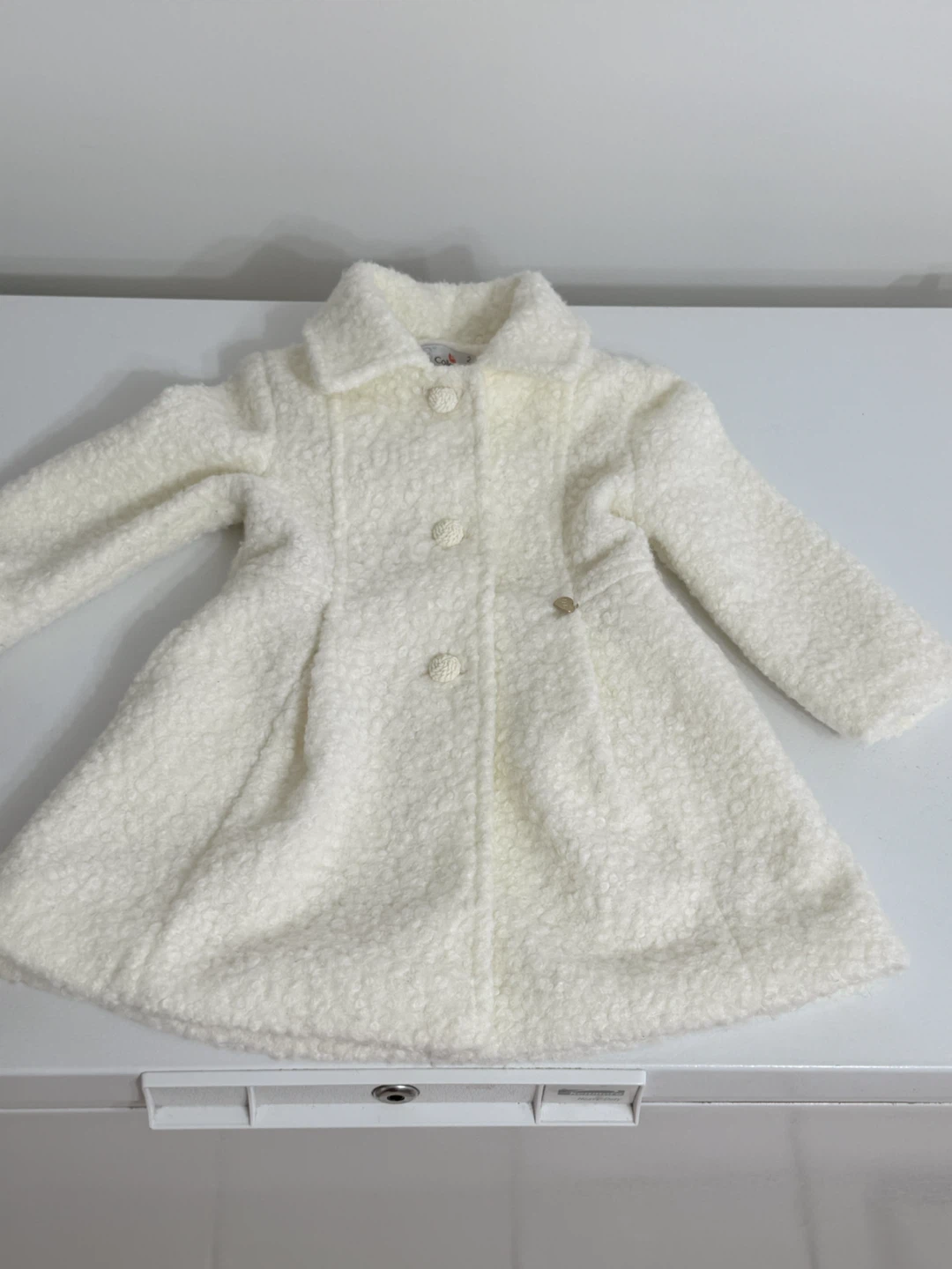 Girls'Bouclé Dress Coat /Winter Jacket M&B Collection