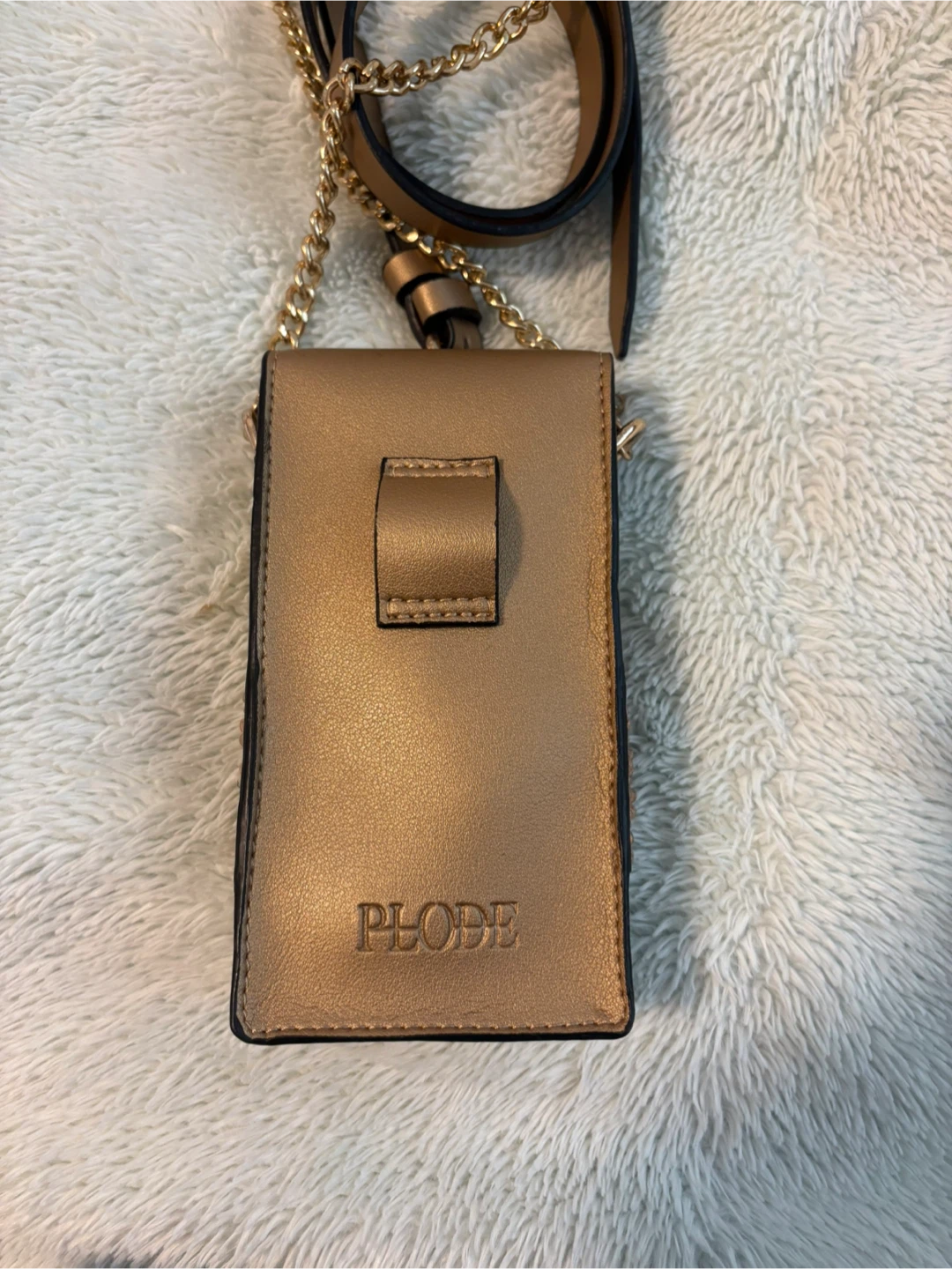 Gold Beaded Crossbody Phone Bag - photo 2