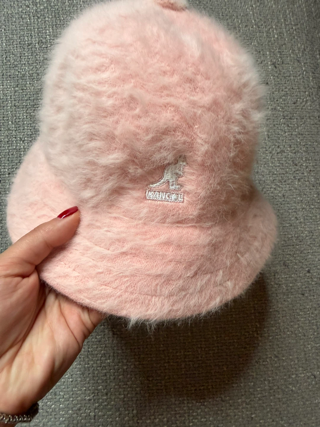 Kangol Furgora Casual Angora Blend  Pink Bucket Hat Like New - photo 3