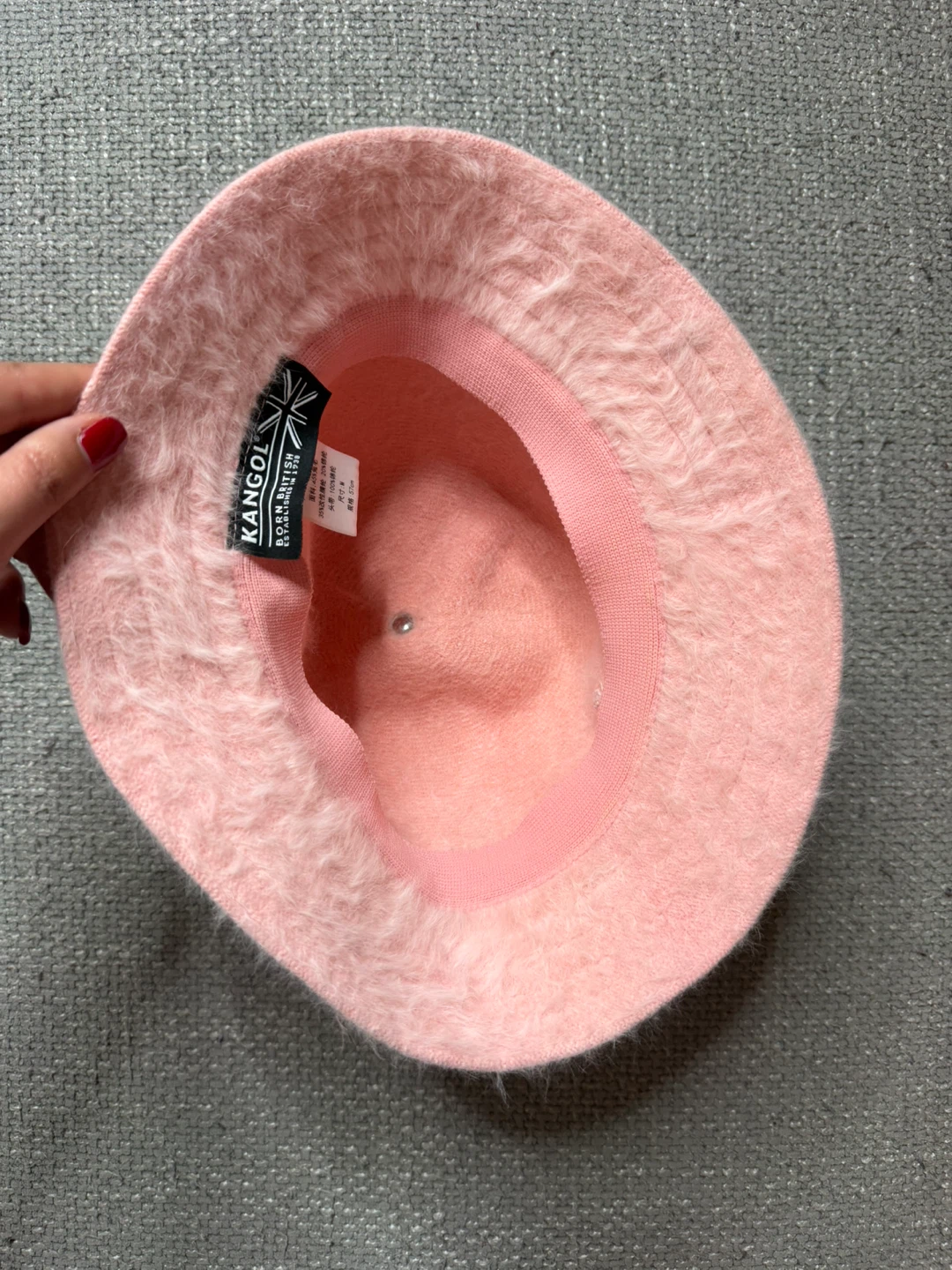 Kangol Furgora Casual Angora Blend  Pink Bucket Hat Like New - photo 5