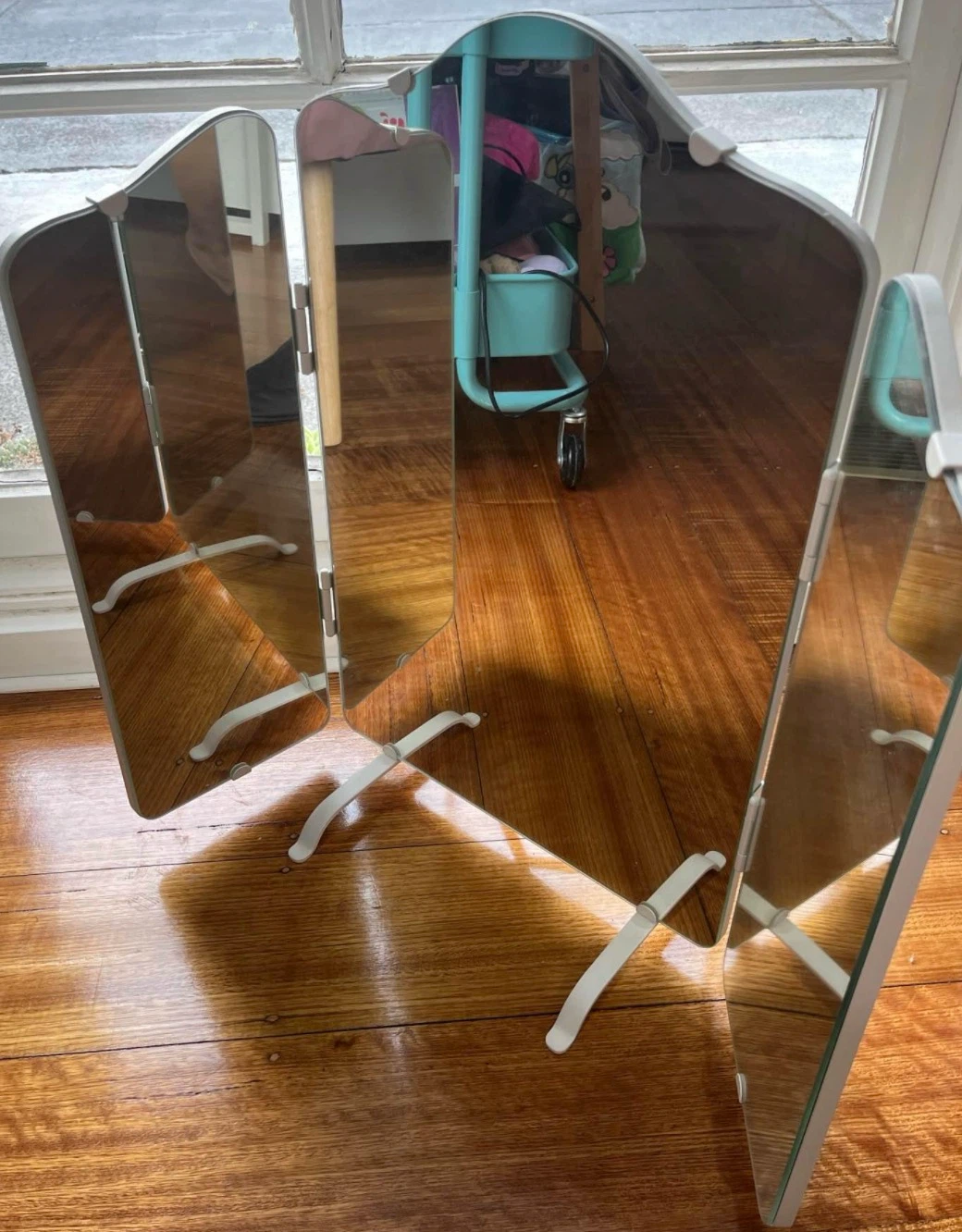 white Ikea mirror