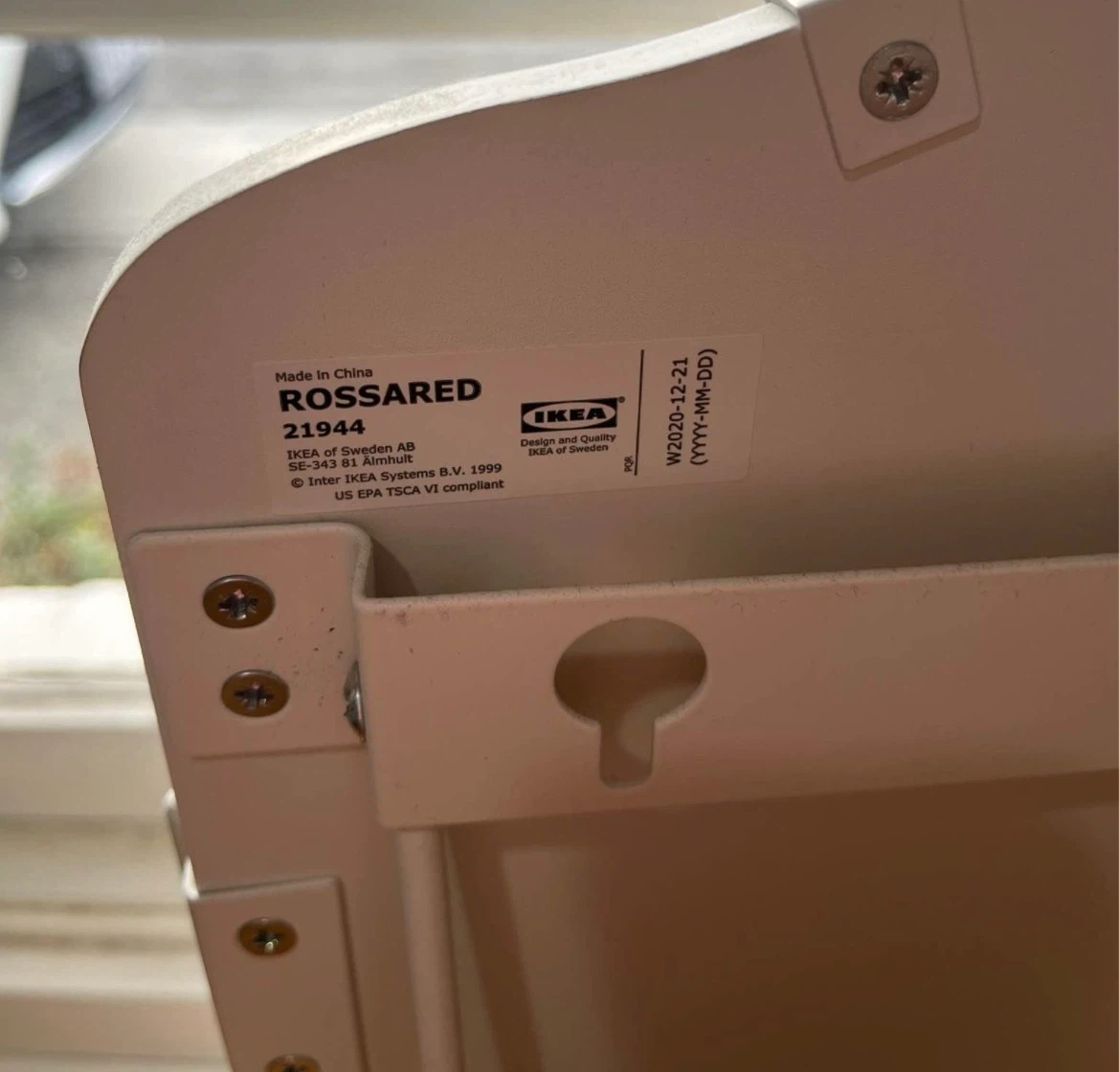 white Ikea mirror - photo 4
