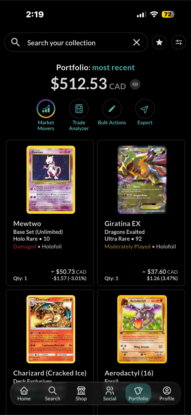 Pokémon Trading Card Binder Collection