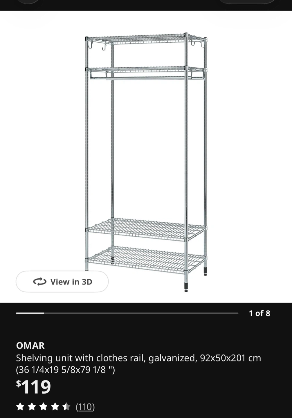 OMAR IKEA Wardrobe
