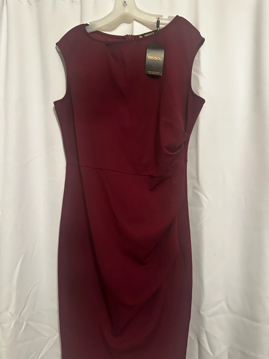 Miusol Burgundy Dress Size XL - photo 2