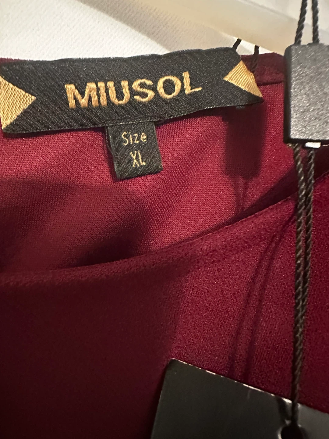 Miusol Burgundy Dress Size XL - photo 4