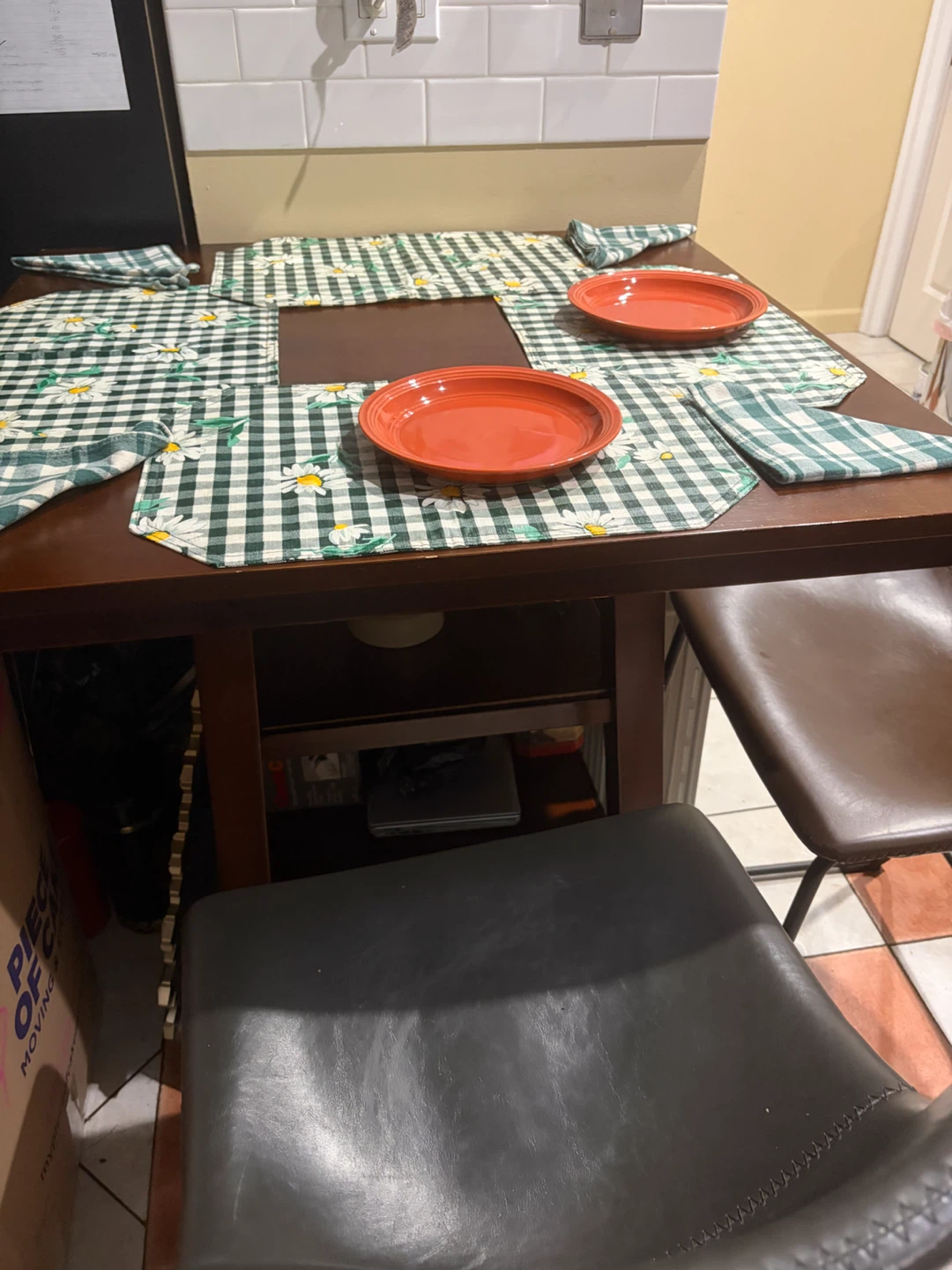 Wooden Dining Table with Shelving - photo 4