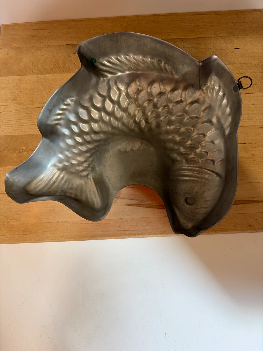 Vintage copper fish mold