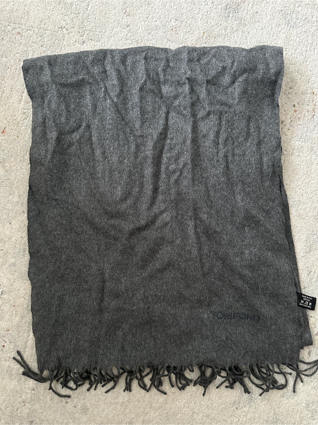 Tom Ford Grey Scarf