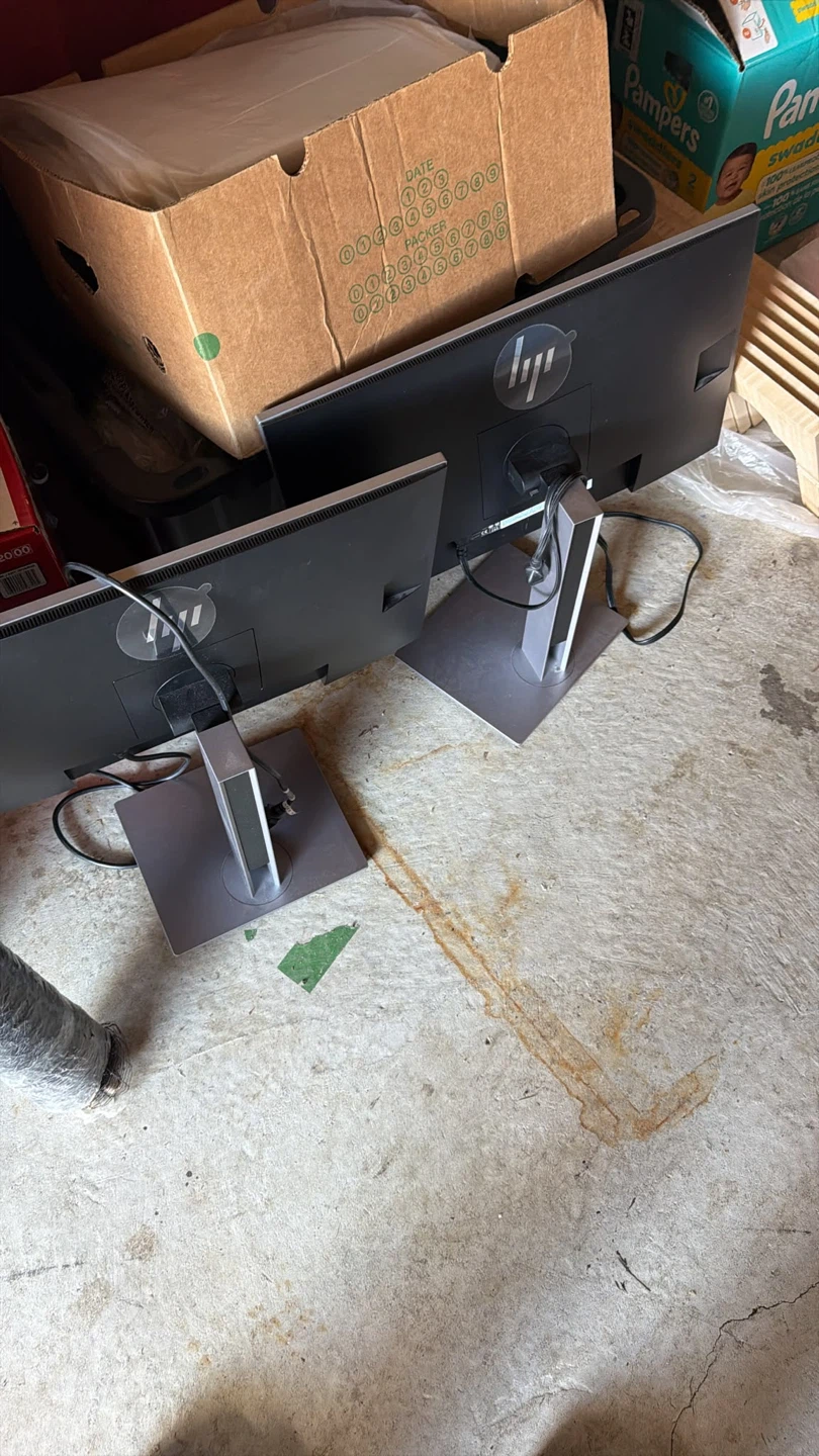 Two HP Monitors