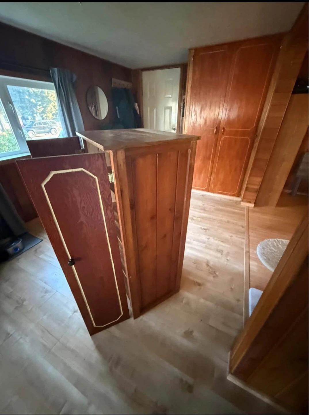 MCM Wooden Storage Cabinet - photo 2