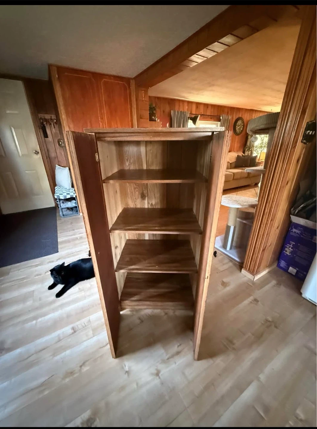 MCM Wooden Storage Cabinet - photo 3