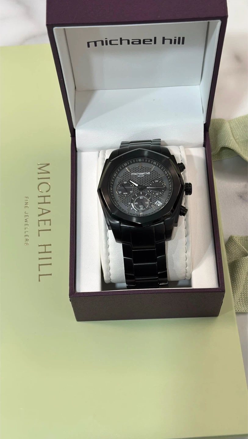New Men’s Micheal Hill Solar Powered Watch