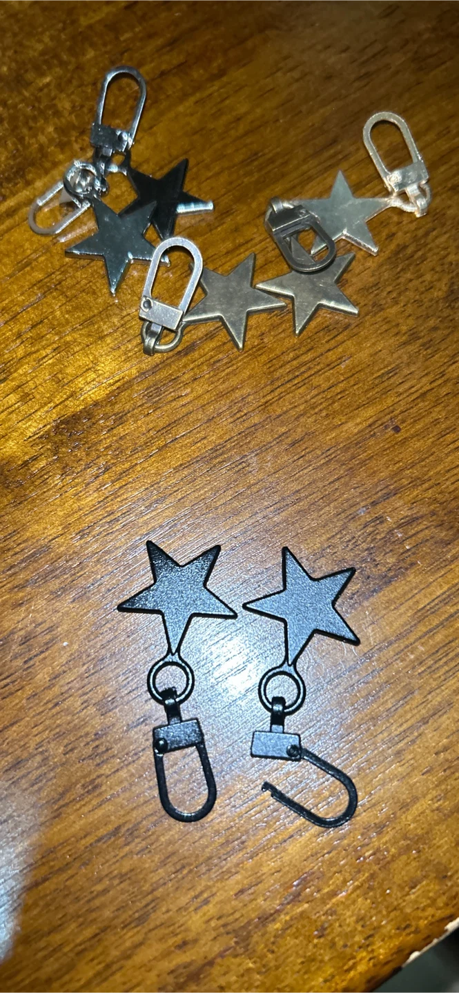 Star Shaped Zipper Pulls - photo 2
