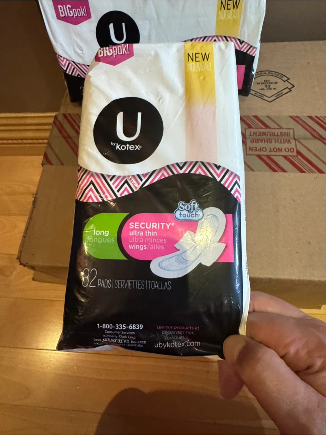 U by Kotex Security Ultra Thin Long Pads 32 Count - photo 2