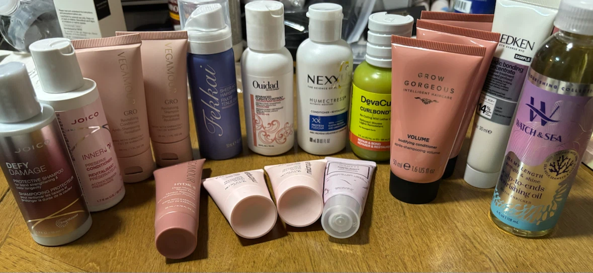 NEW-17pcs-Assorted Hair Care Product Bundle