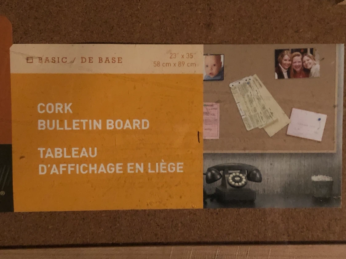 Cork Bulletin Boards (1 new 1 used) - photo 2