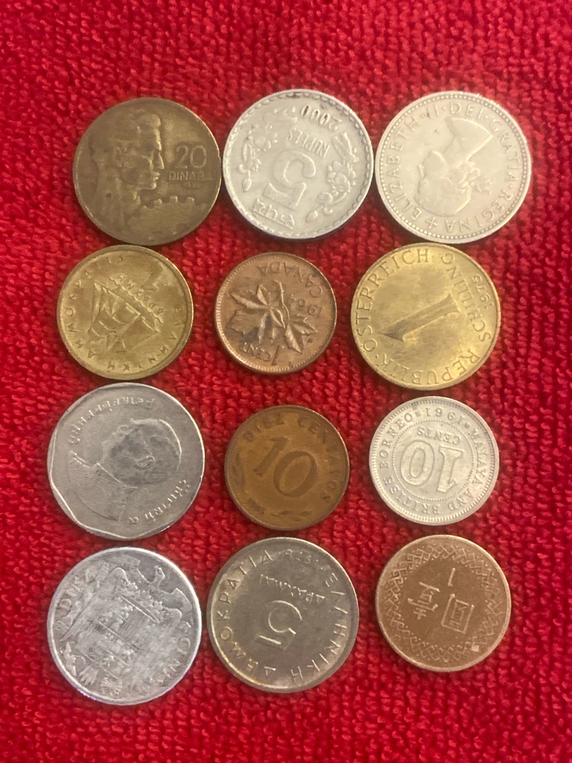 Collection of 12 World Coins - photo 2