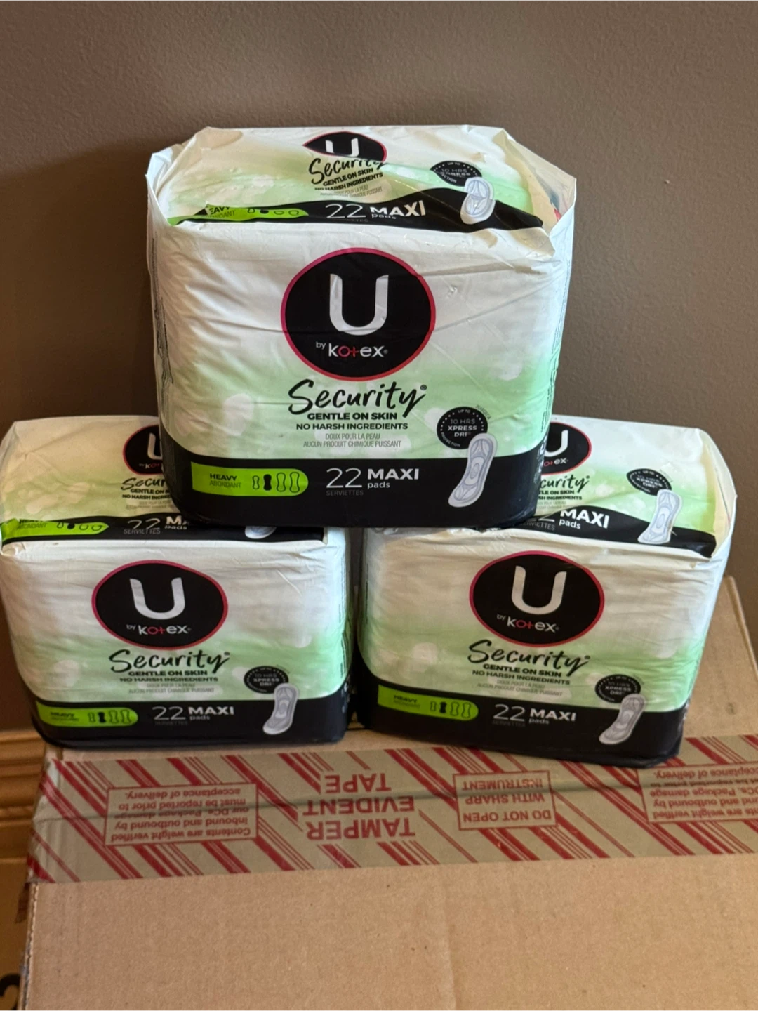 U by Kotex Security Maxi Pads