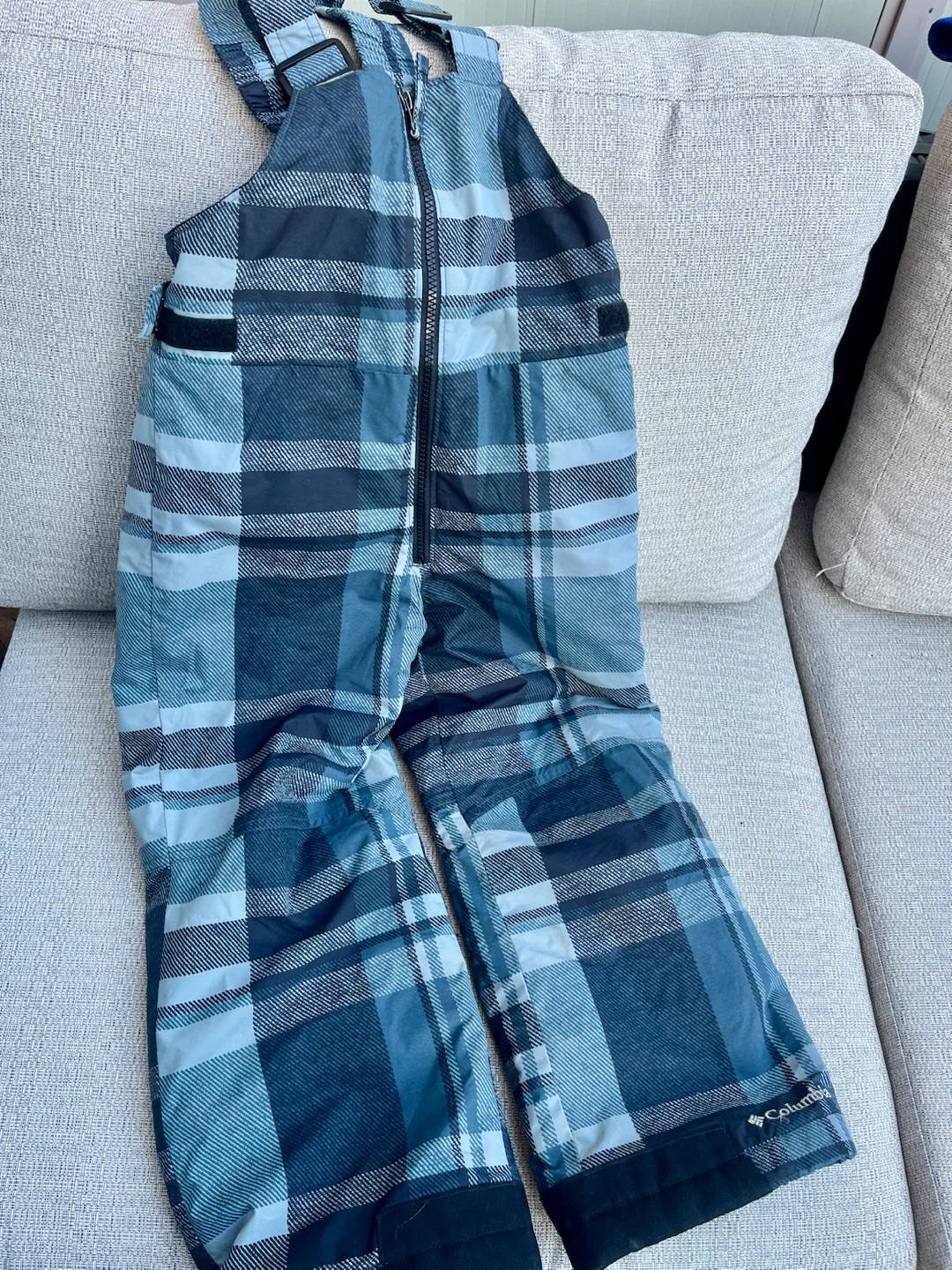 Columbia kids' plaid snow pants XS