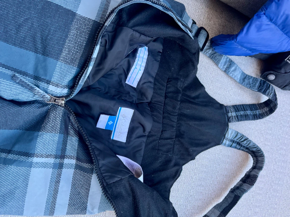 Columbia kids' plaid snow pants XS - photo 3