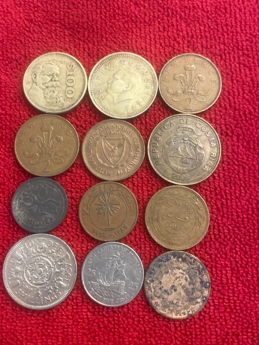 Assorted International Foreign Coin Collection