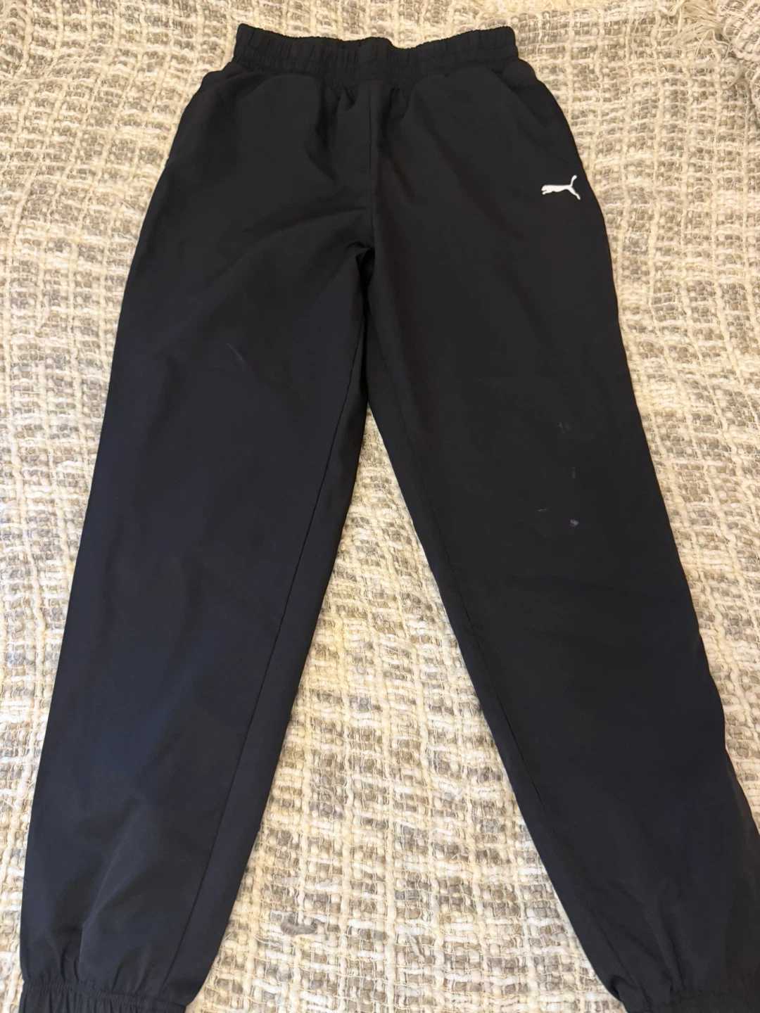 Puma Black Athletic Pants - Size Small