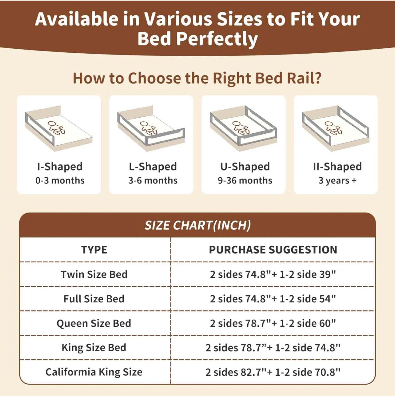 Maydolly Queen Size Bed Rail Set - photo 3