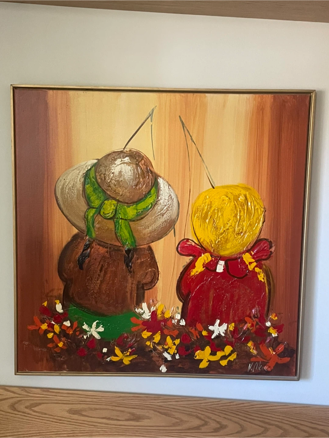 Vintage Original Painting by N. Neary
