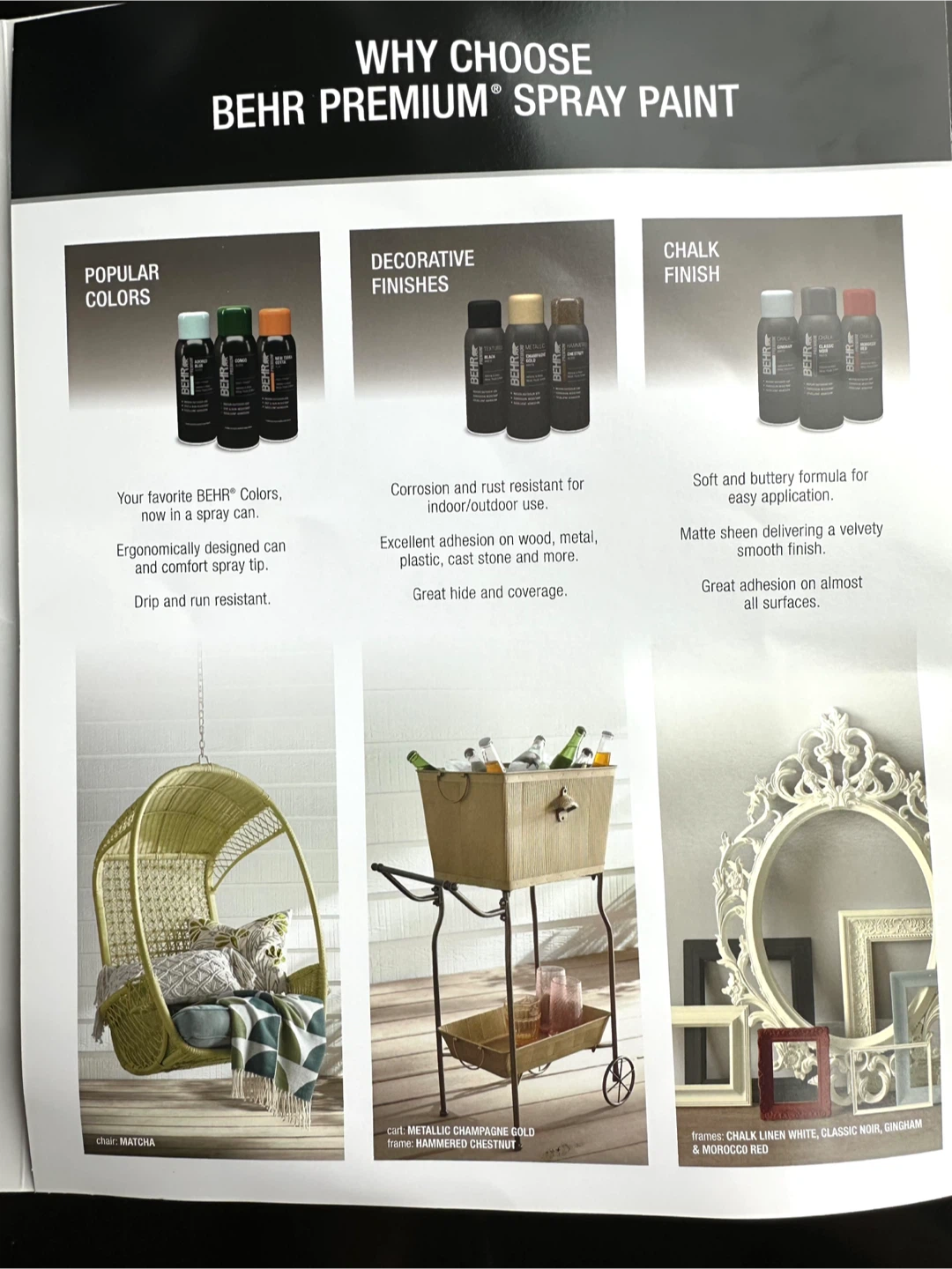 Rust-Oleum and Behr Chalked Spray Paint Set - photo 2