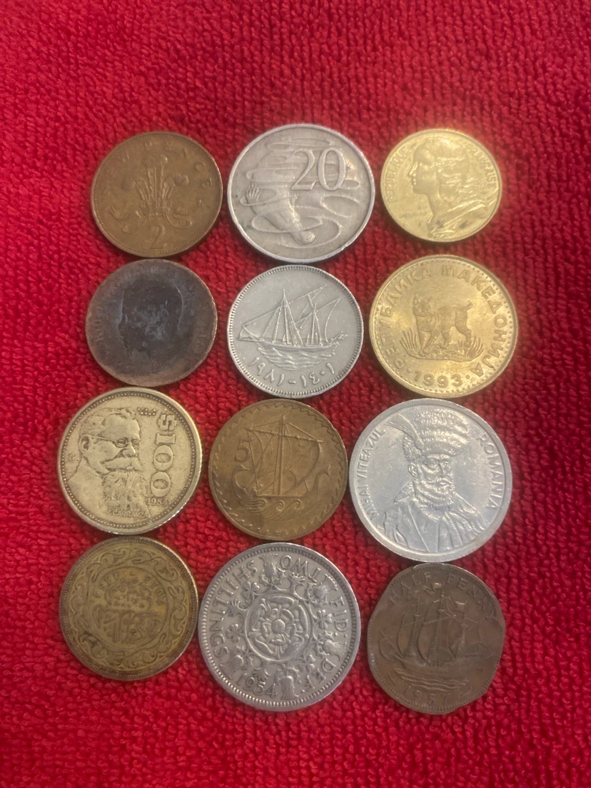 Collection of Assorted International Coins