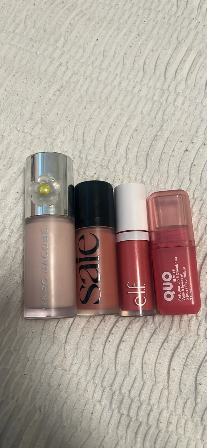 Assorted Beauty Bundle: Marc Jacobs, Saie, Elf, Quo