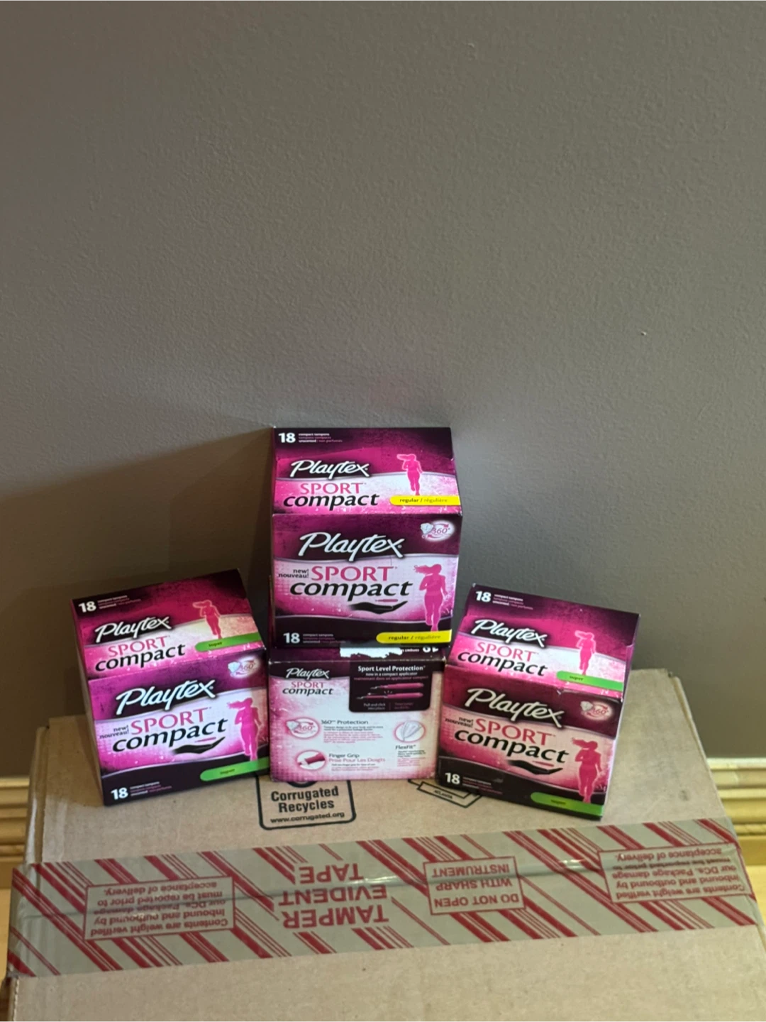 Playtex Sport Compact Tampons Bundle