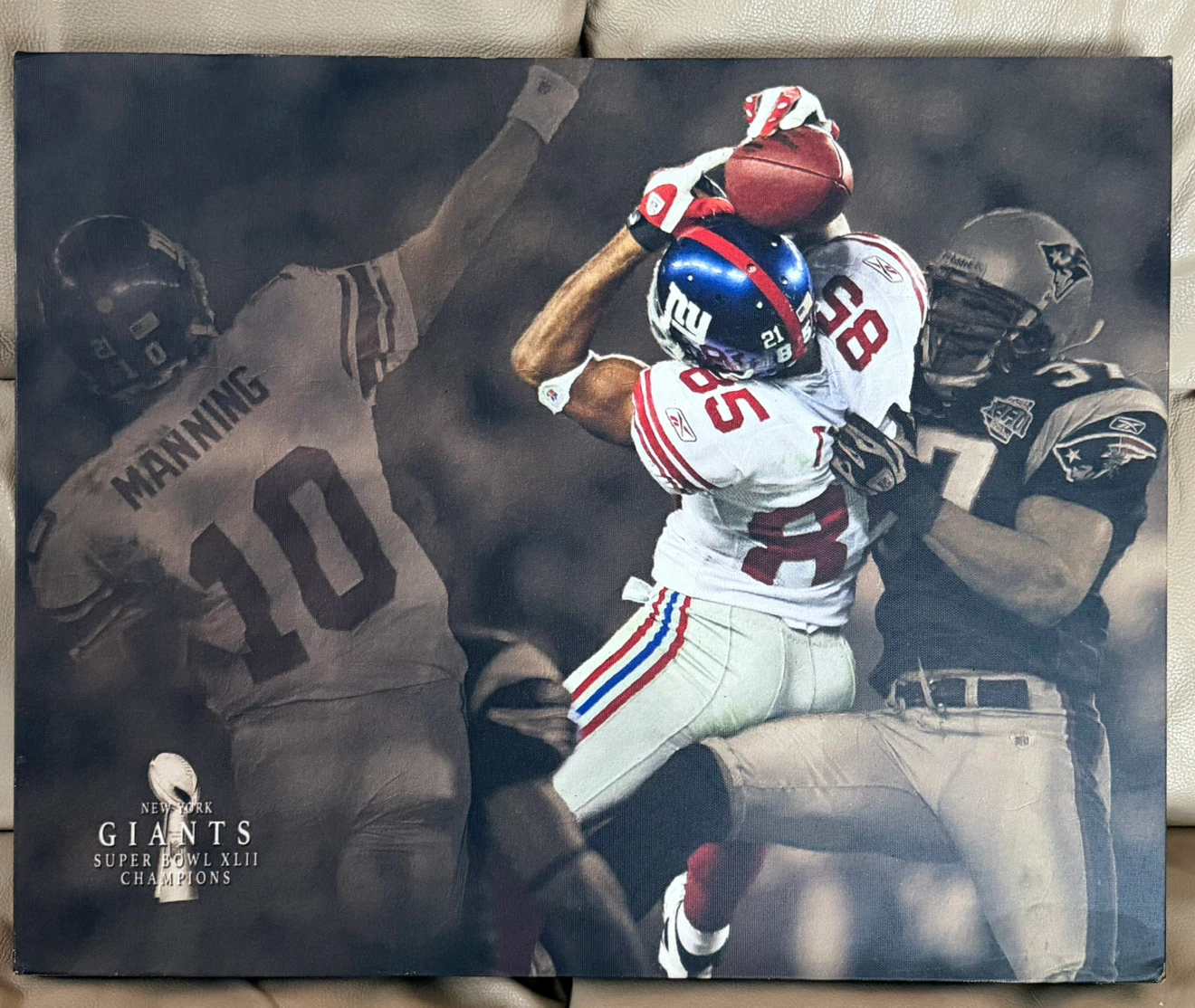 New York Giants Super Bowl XLII Canvas Art