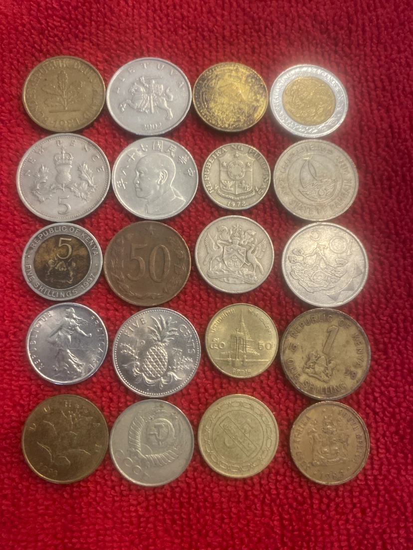 Assorted International Collectible Coins